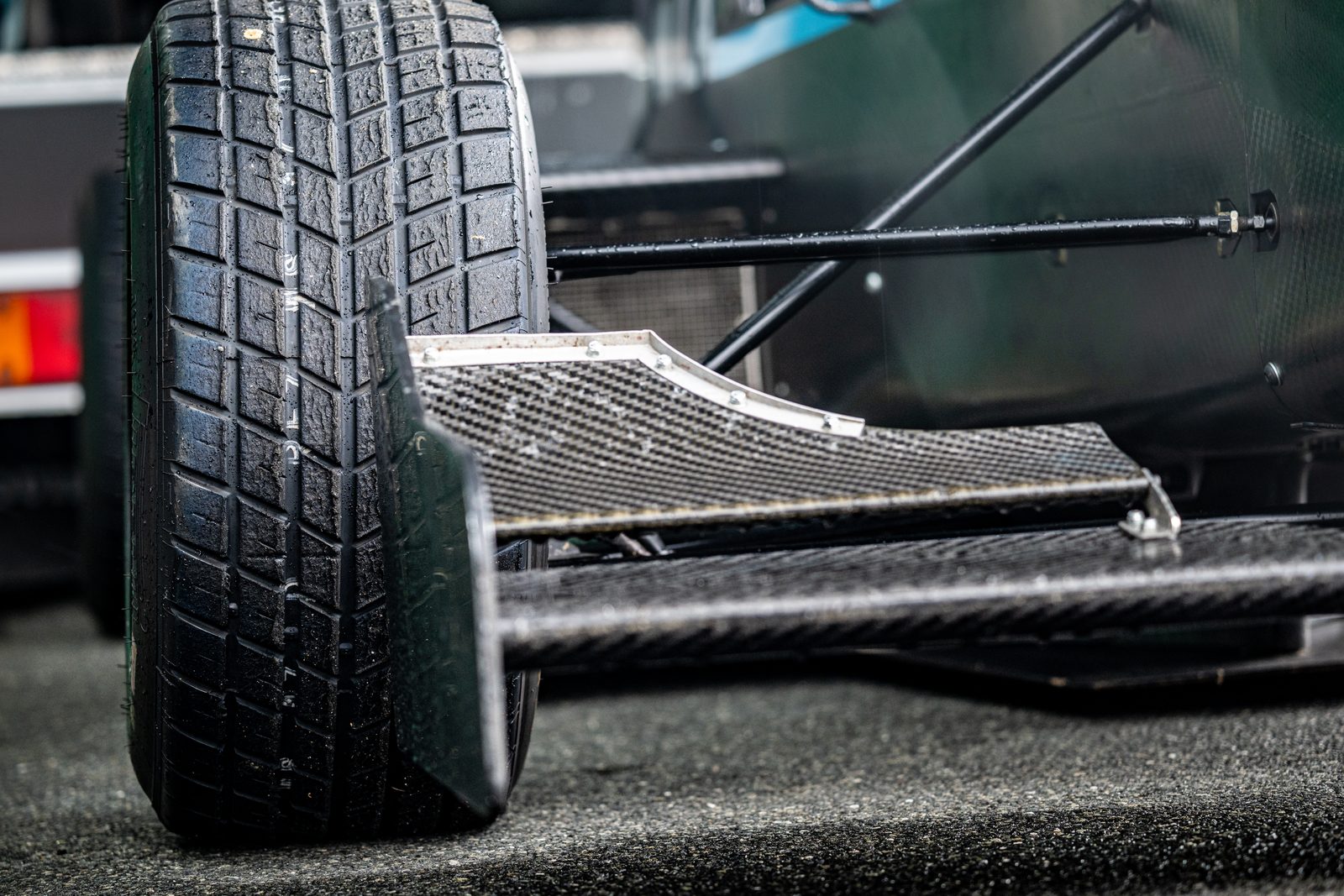 Détail mécanique d'une Formule Renault 2.0 Euroformula