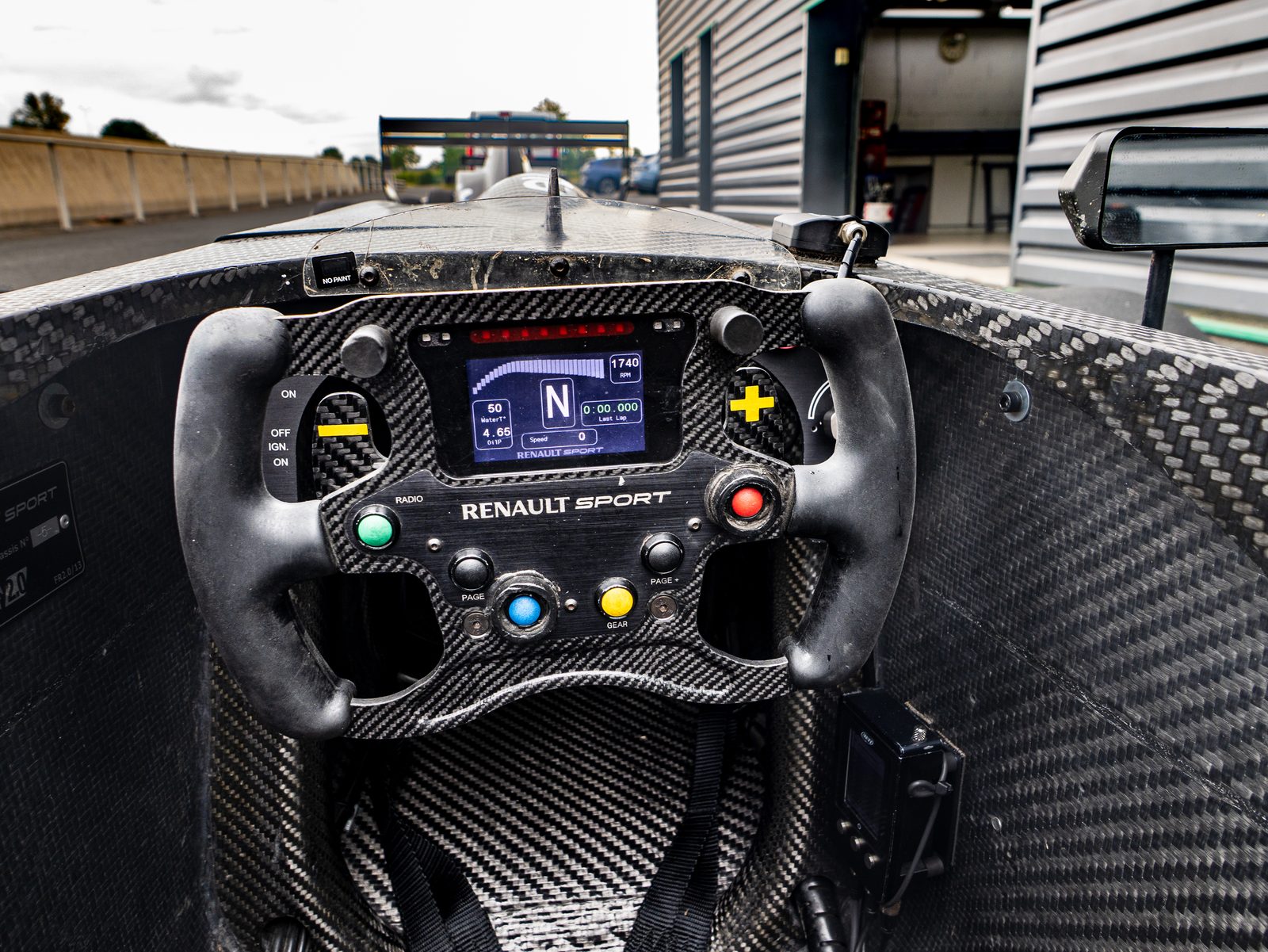 Détail mécanique d'une Formule Renault 2.0 Euroformula