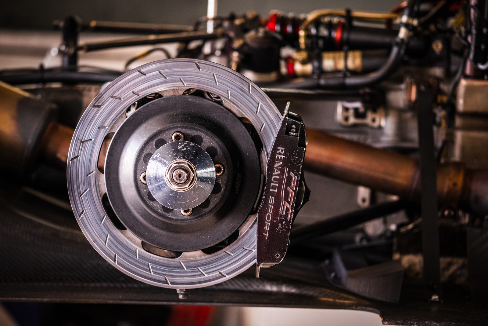 Détail mécanique d'une Formule Renault 2.0 Euroformula